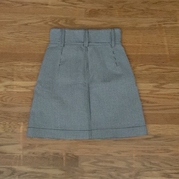 Sandro Riane Houndstooth Twill Mini Skirt, Size 0 - Picture 3 of 7